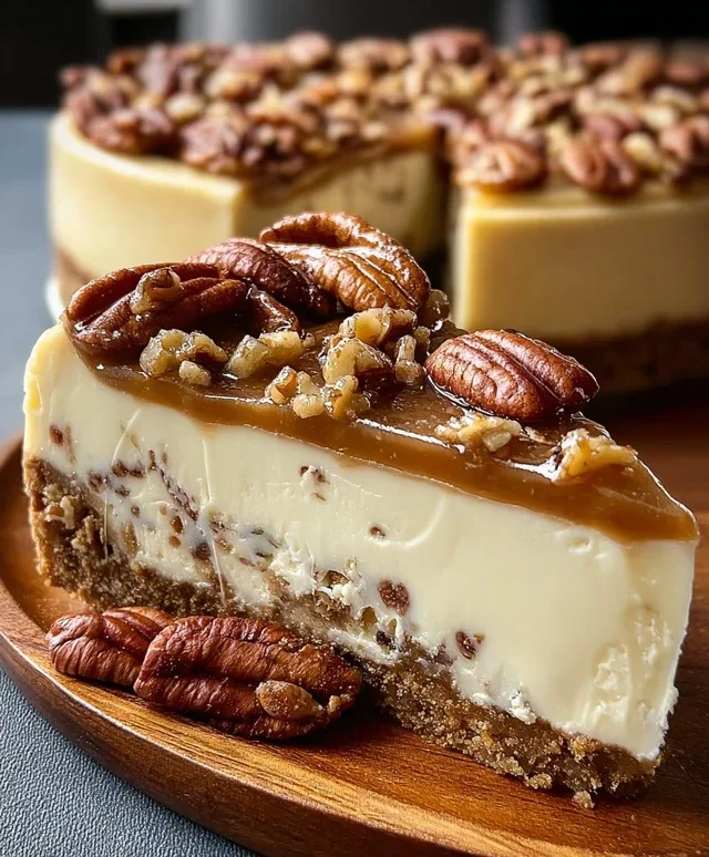 Butter Pecan Cheesecake