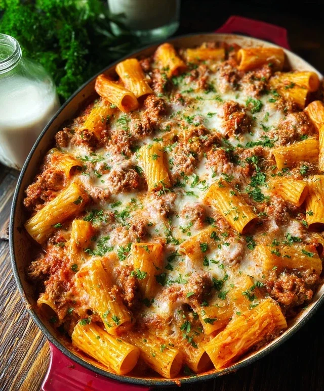 Baked Rigatoni with Sausage