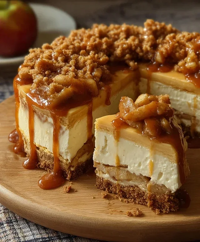 No bake Apple pie cheesecake