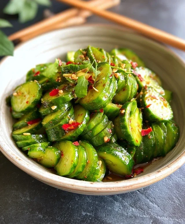 Spicy Asian Cucumber Salad