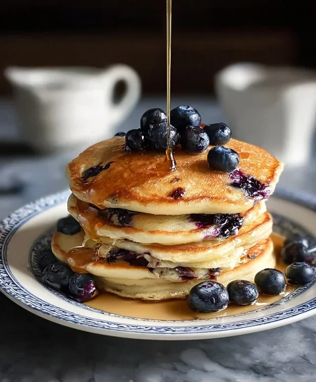 Easy Blueberry Pancake