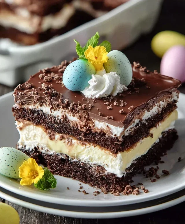 Easter Chocolate Lasagna