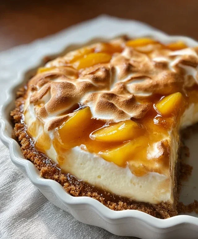 Peach Cobbler Cheesecake