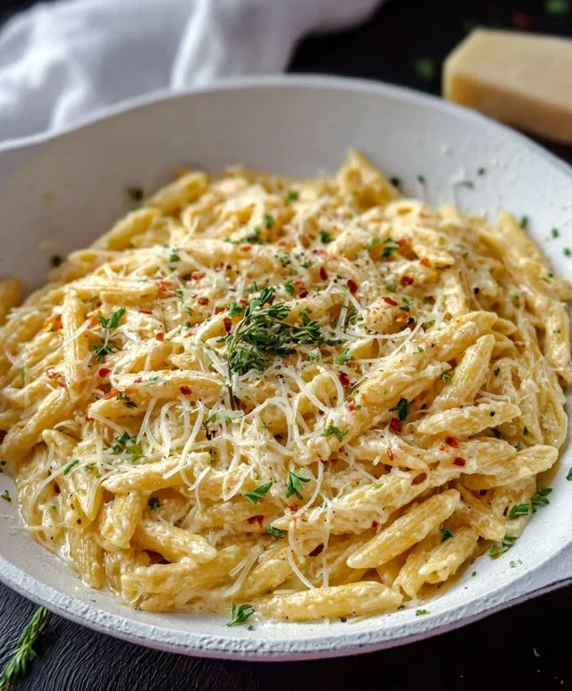 One Pot Creamy Garlic Pasta (Just 20 Minutes!)