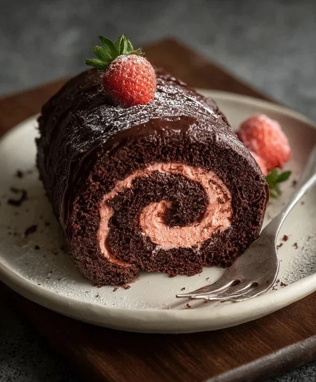 Easy Chocolate Swiss Roll