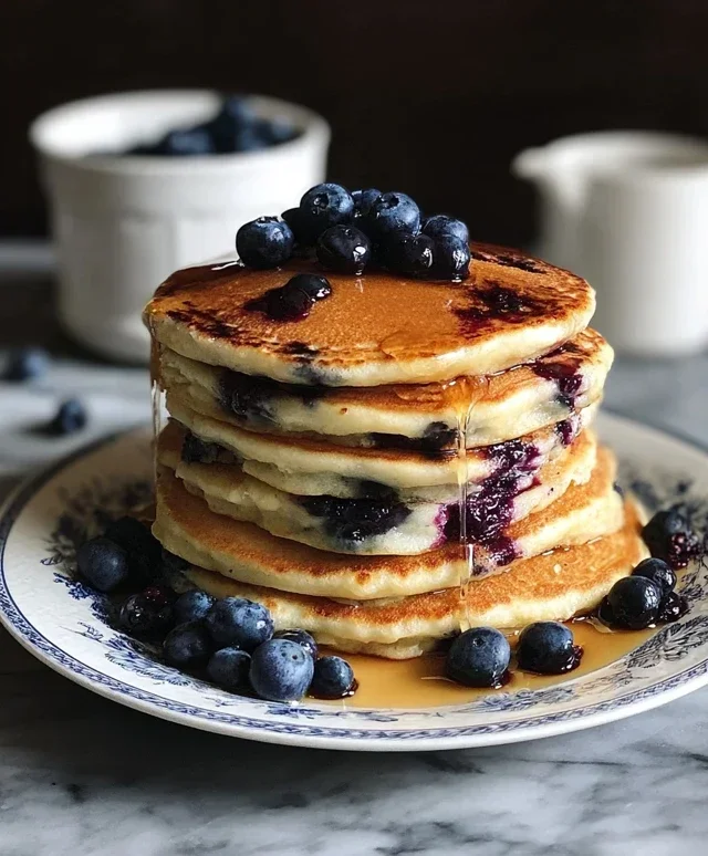 Easy Blueberry Pancake
