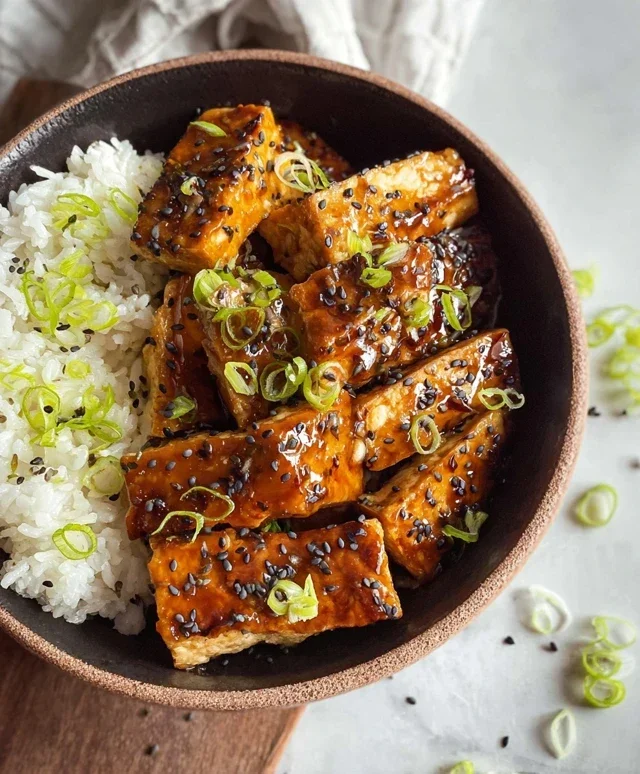 Honey Garlic Tofu
