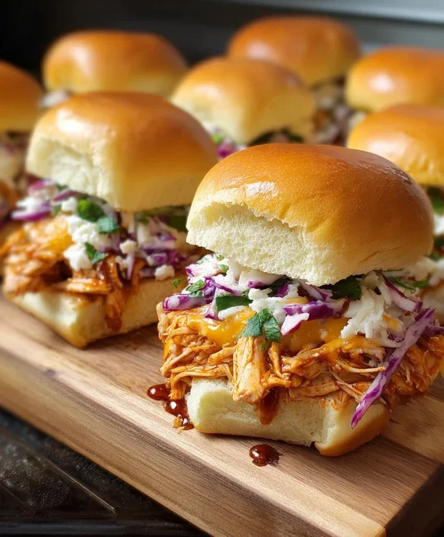 BBQ Chicken Sliders