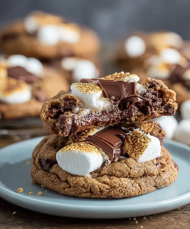 Hershey's Chocolate S'mores Cookies
