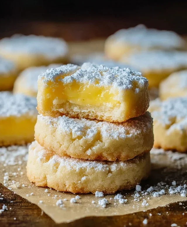 Lemon Bar Butter Cookies