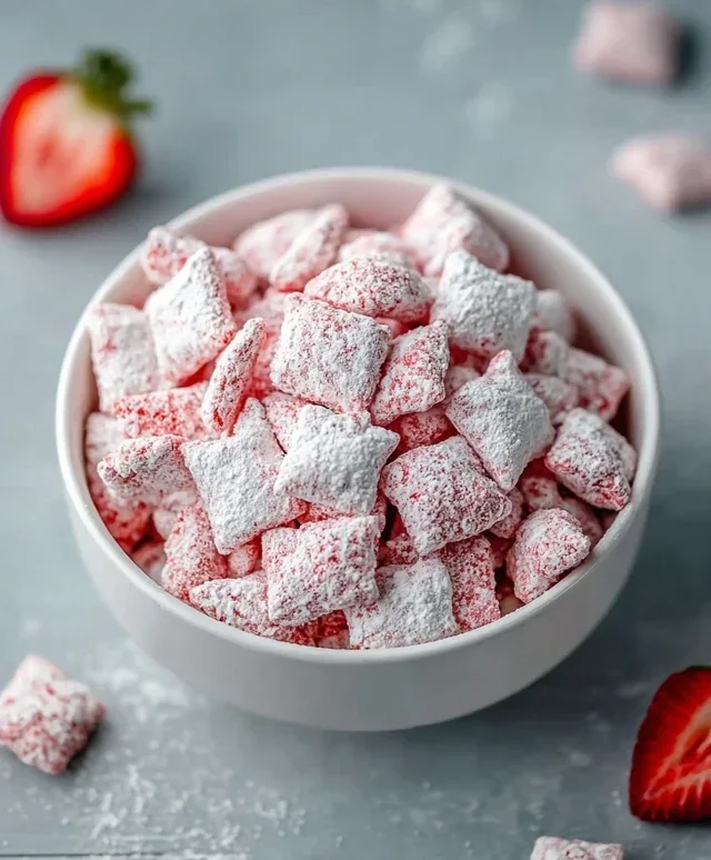 Strawberry Shortcake Puppy Chow