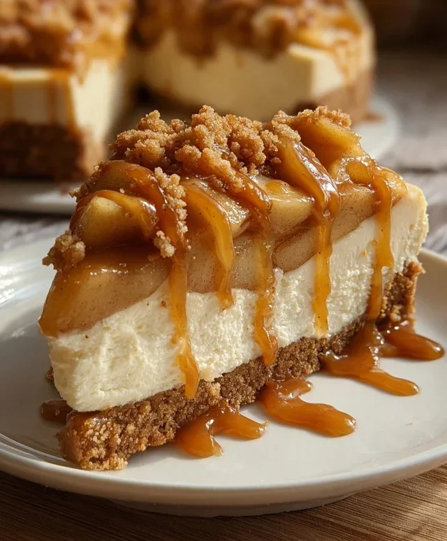No bake Apple pie cheesecake
