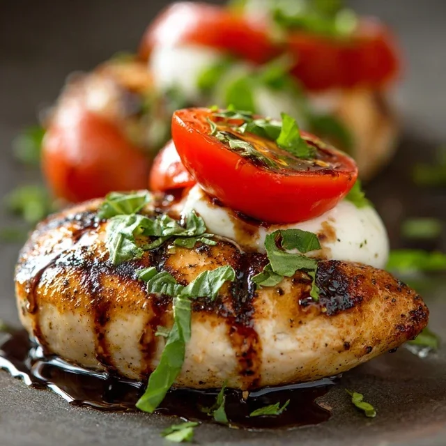 Grilled Chicken Caprese