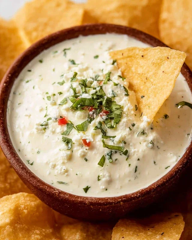 Best Mexican White Cheese Dip