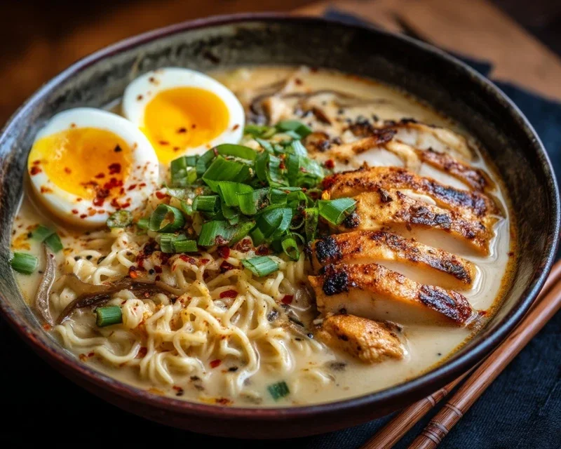 Creamy Garlic Chicken Ramen: An Incredible Ultimate Recipe