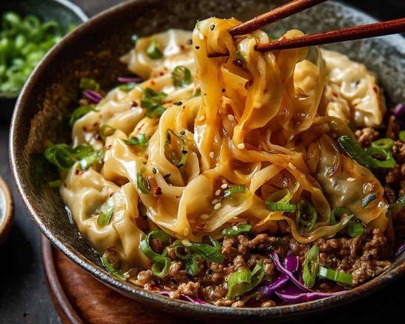 Potsticker Noodle Bowl