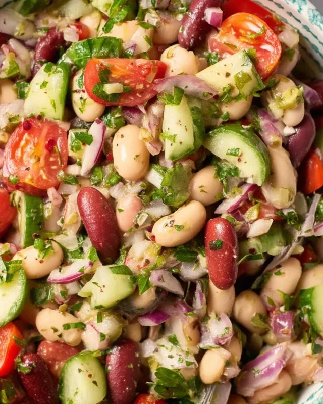Mediterranean Bean Salad