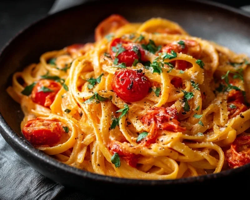 Easy One Pot Creamy Tomato Pasta