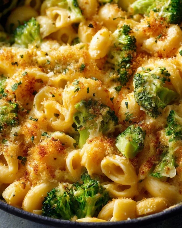 One Pot Healthy Broccoli Mac and Cheese