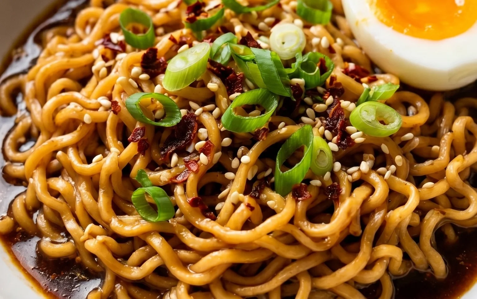 Easy Saucy Ramen Noodles