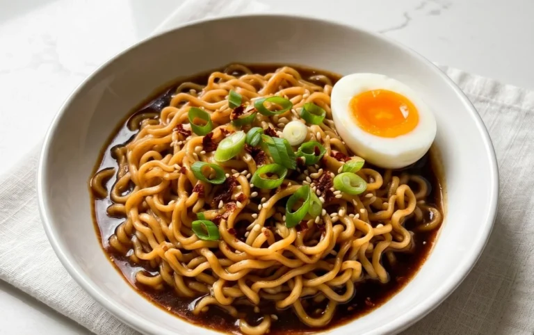 Easy Saucy Ramen Noodles