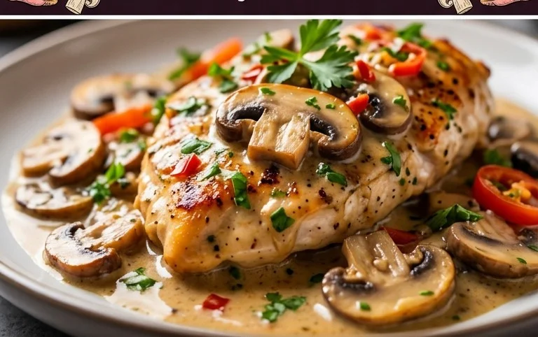 Creamy Mushroom Chicken Recipe