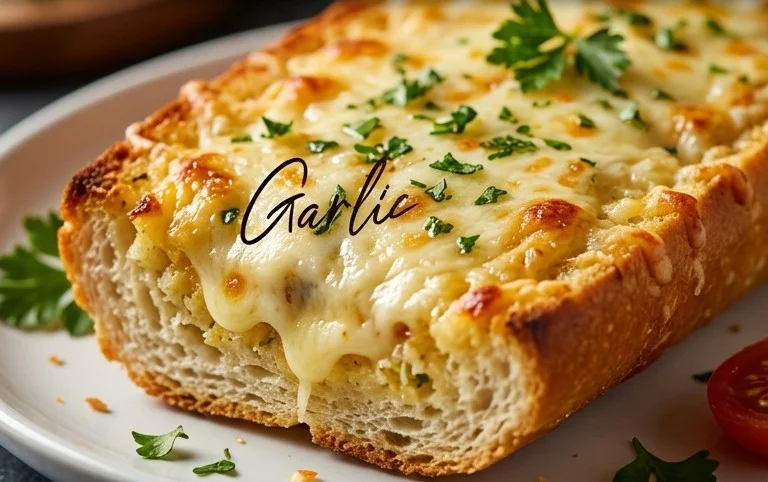 BEST CHEESY GARLIC BREAD RECIPE