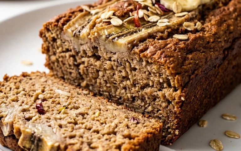Healthy 5-Ingredient Flourless Banana Bread
