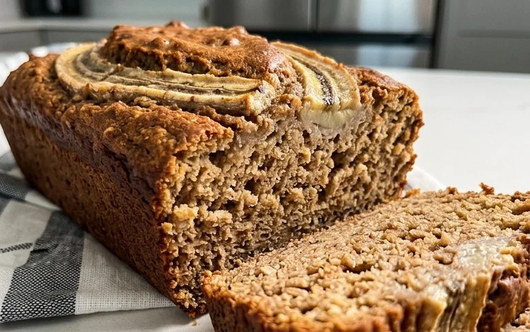 Healthy 5-Ingredient Flourless Banana Bread