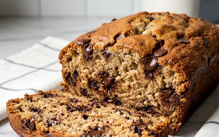 Easy Chocolate Chip Banana Bread
