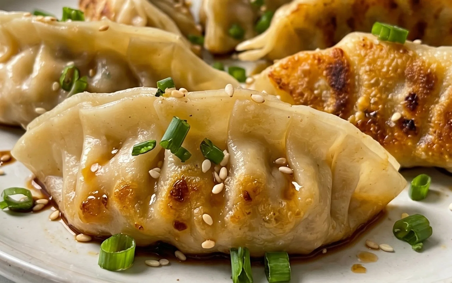 Chicken Potstickers (Pan Fried Dumplings)