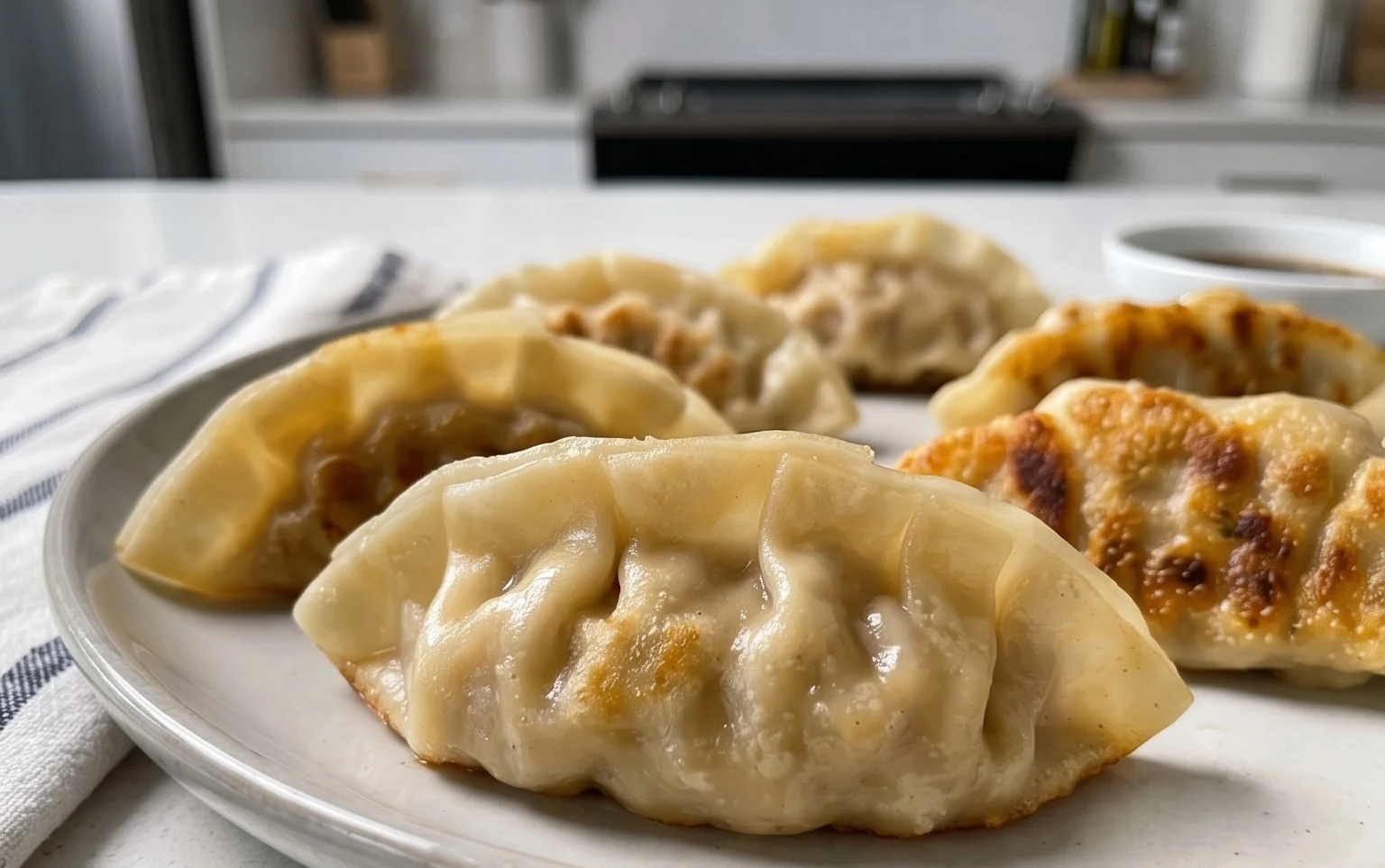 Chicken Potstickers (Pan Fried Dumplings)