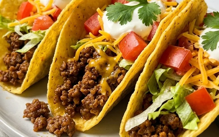 Crispy Ground Beef Tacos