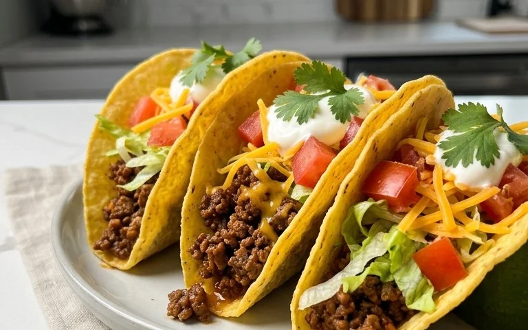Crispy Ground Beef Tacos