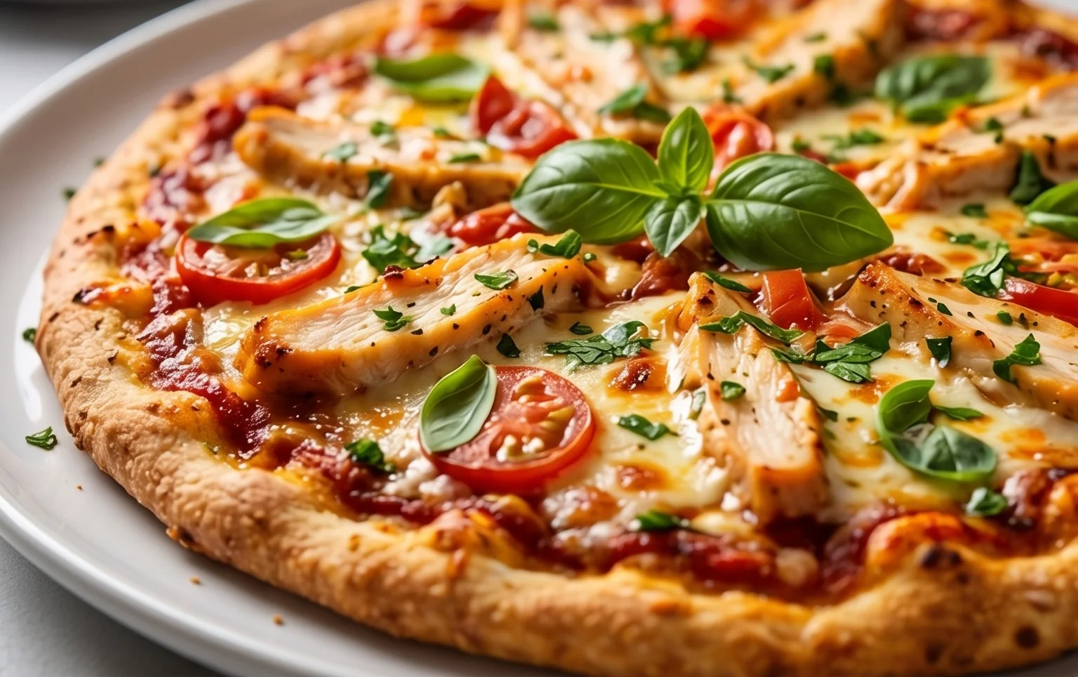 Chicken Crust Pizza (Low Carb + High Protein