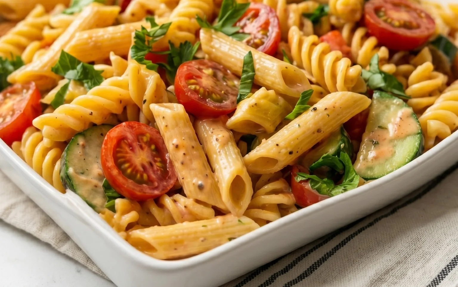 French Dressing Pasta Salad