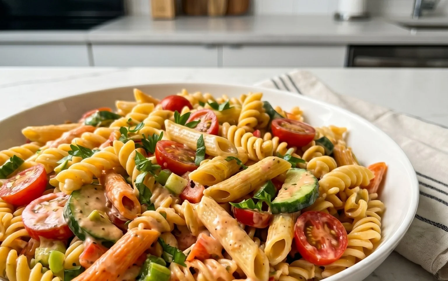 French Dressing Pasta Salad
