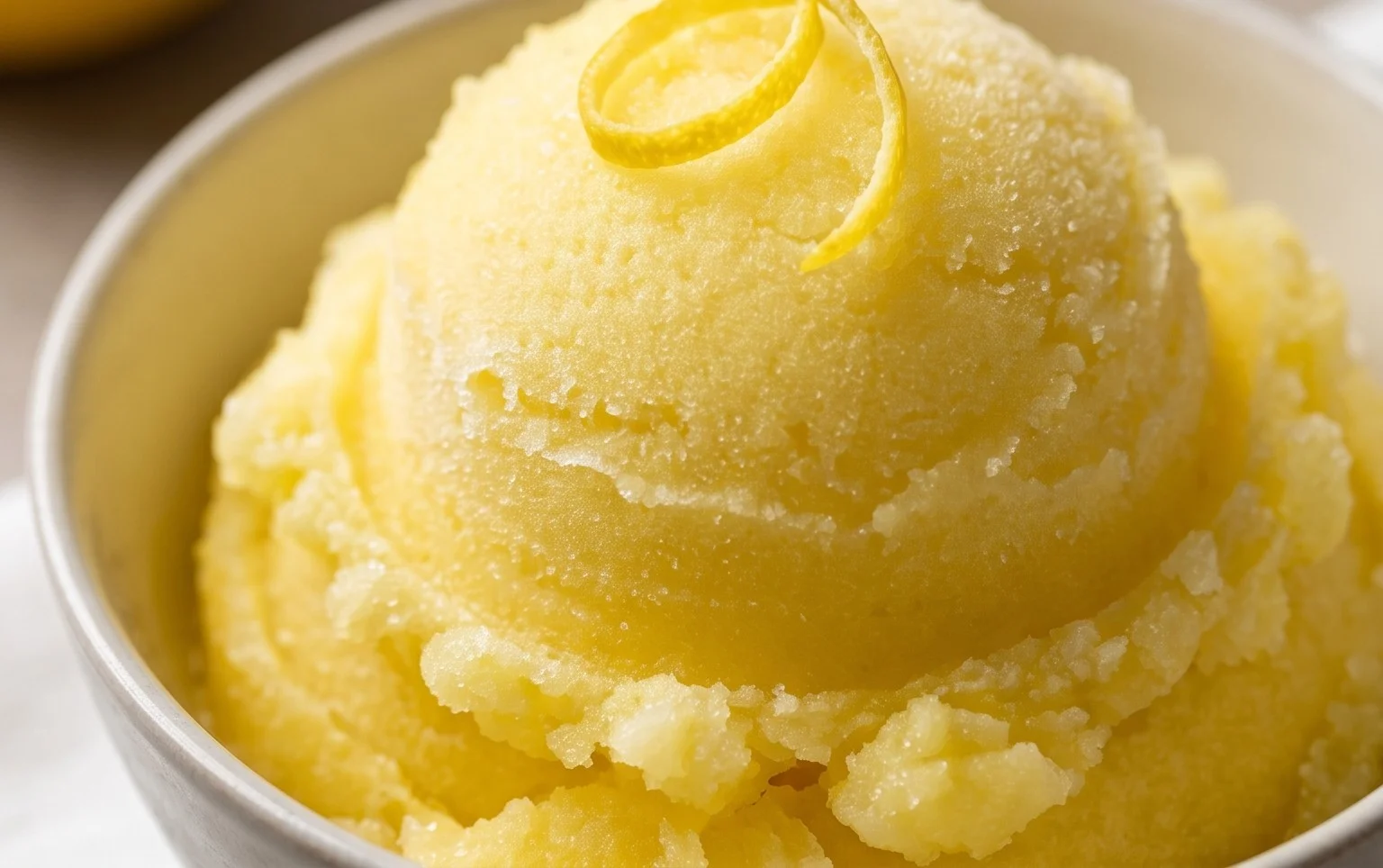 Lemon Sorbet