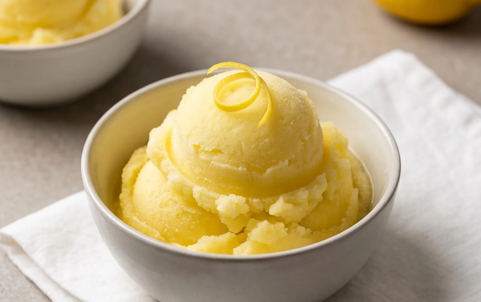 Lemon Sorbet