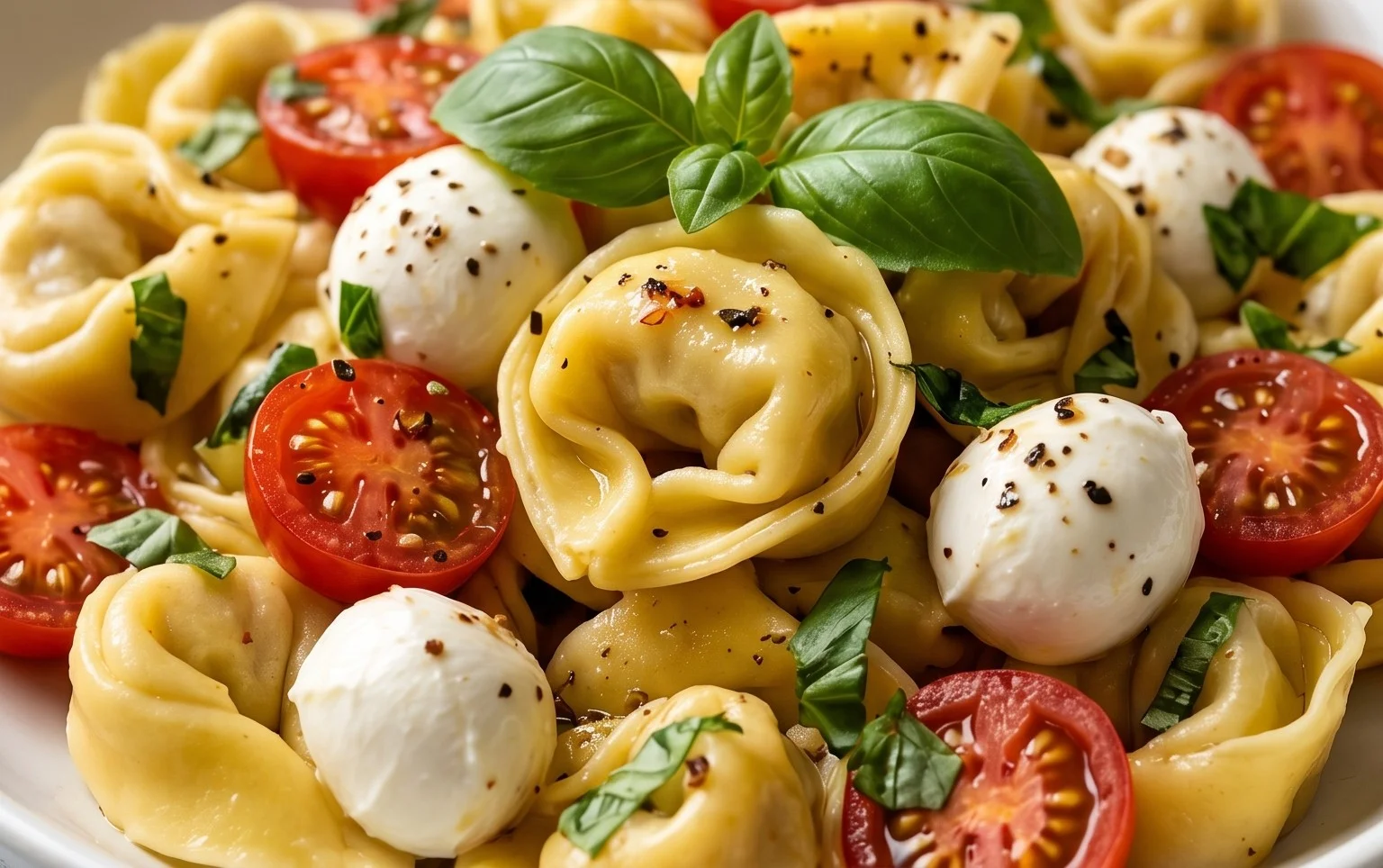 Tortellini Caprese Salad