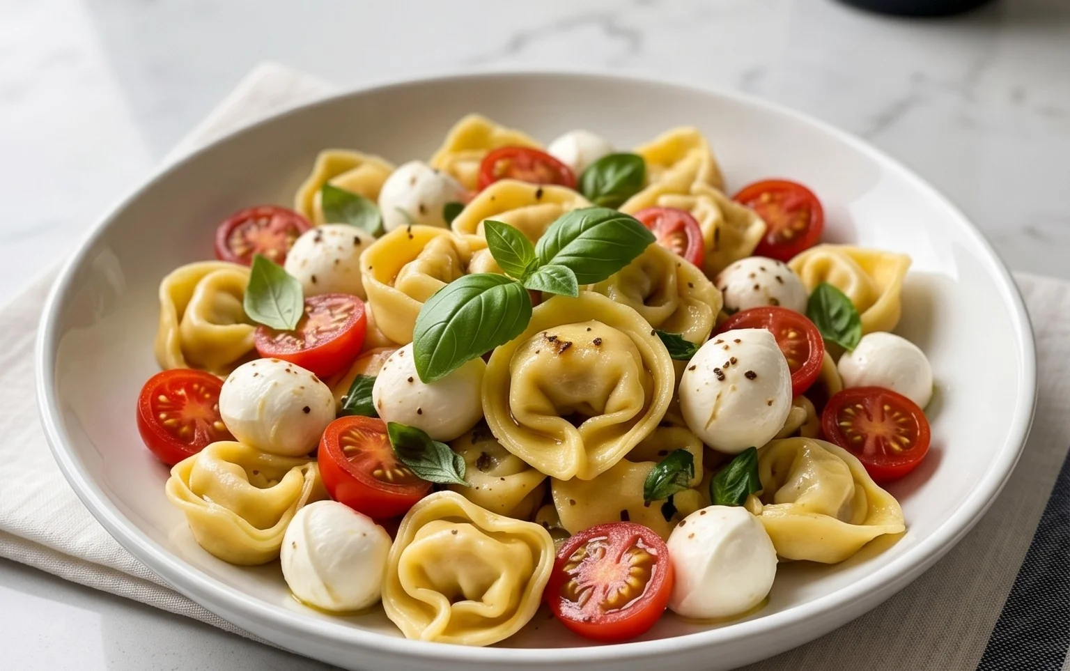 Tortellini Caprese Salad