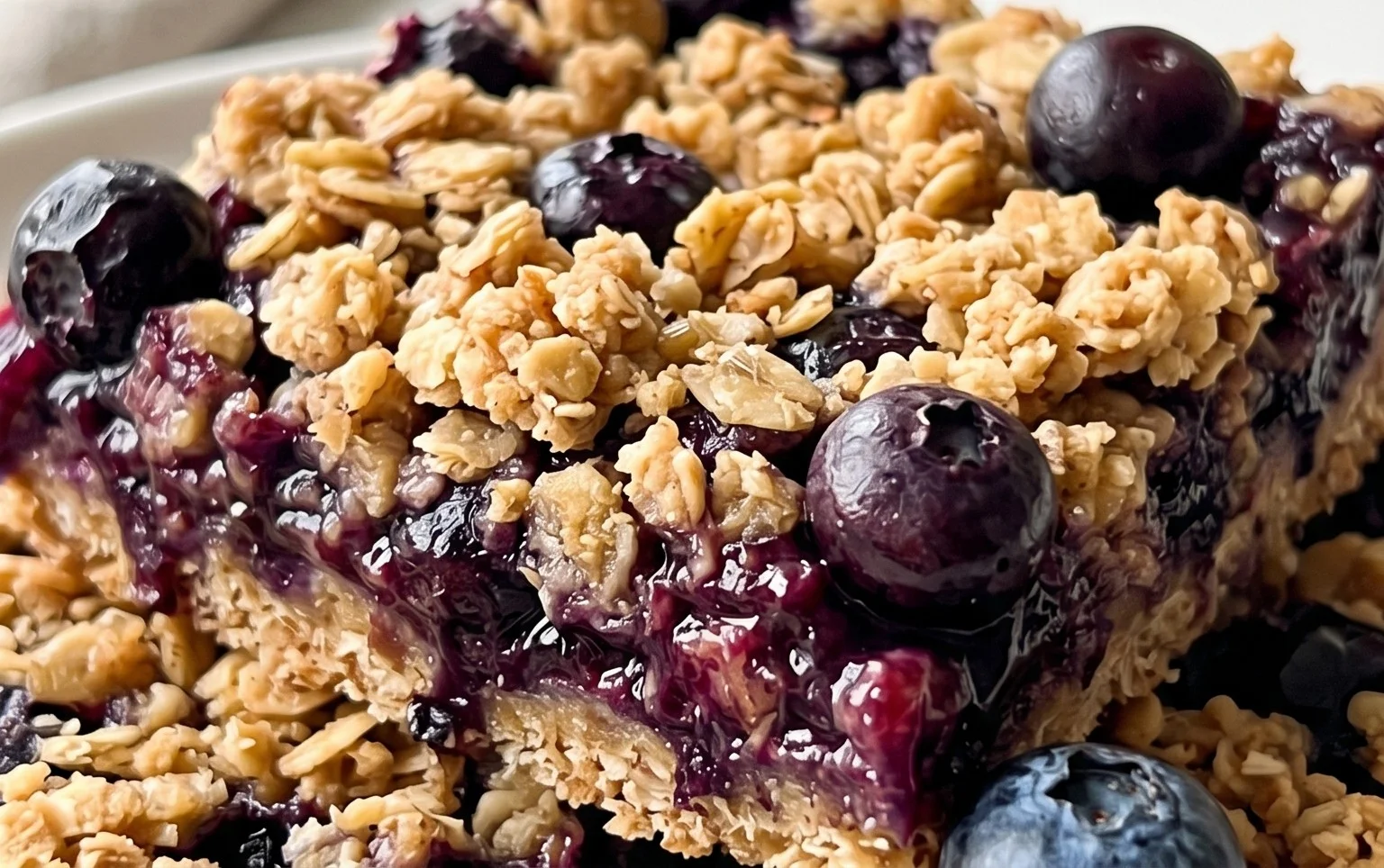 Blueberry Oatmeal Bars