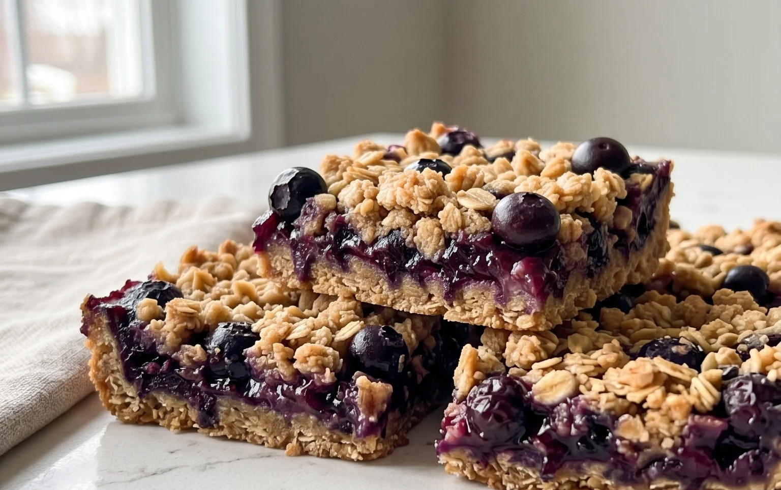 Blueberry Oatmeal Bars