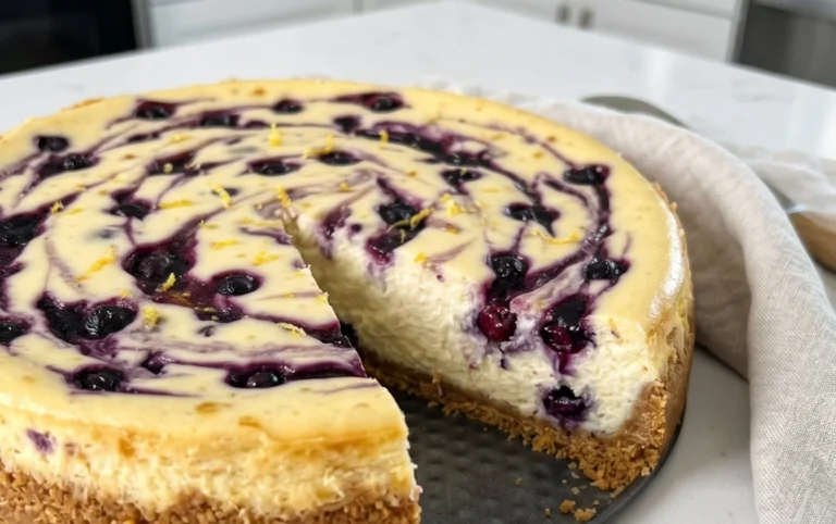 Lemon Blueberry Cheesecake