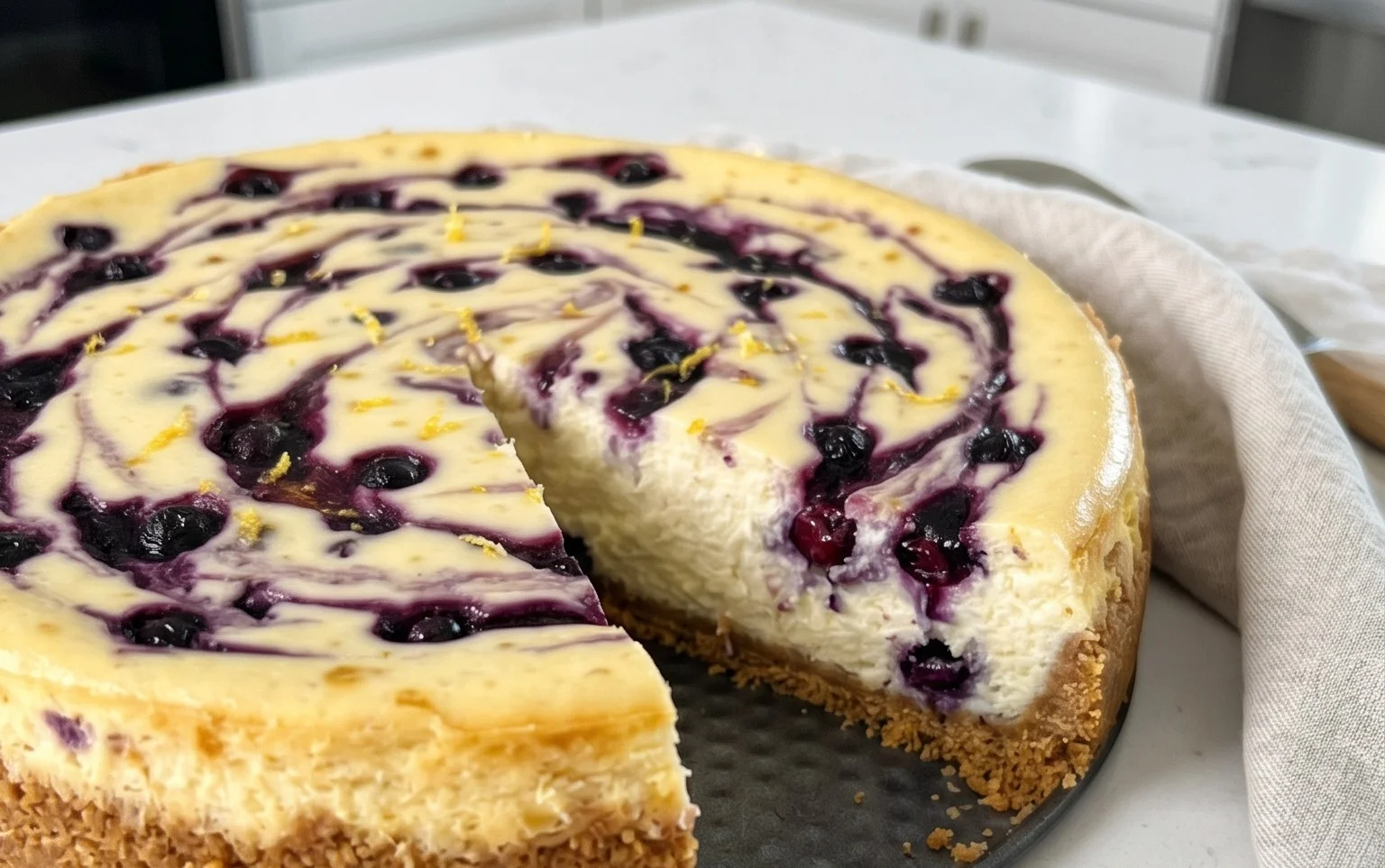 Lemon Blueberry Cheesecake