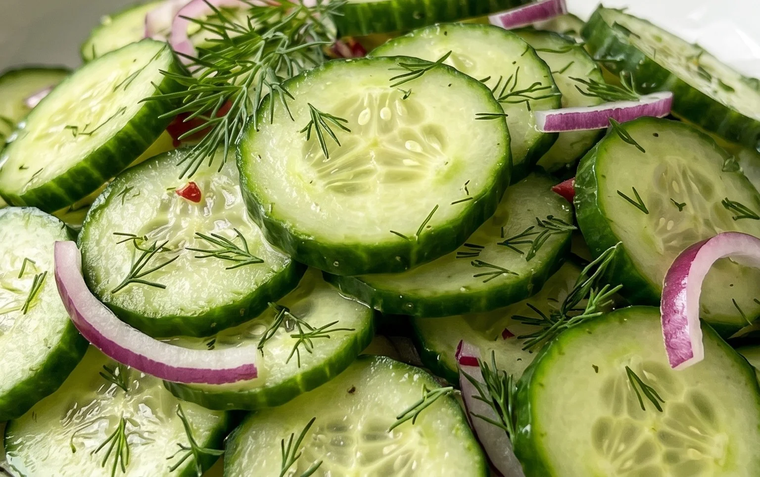 Polish Cucumber Salad