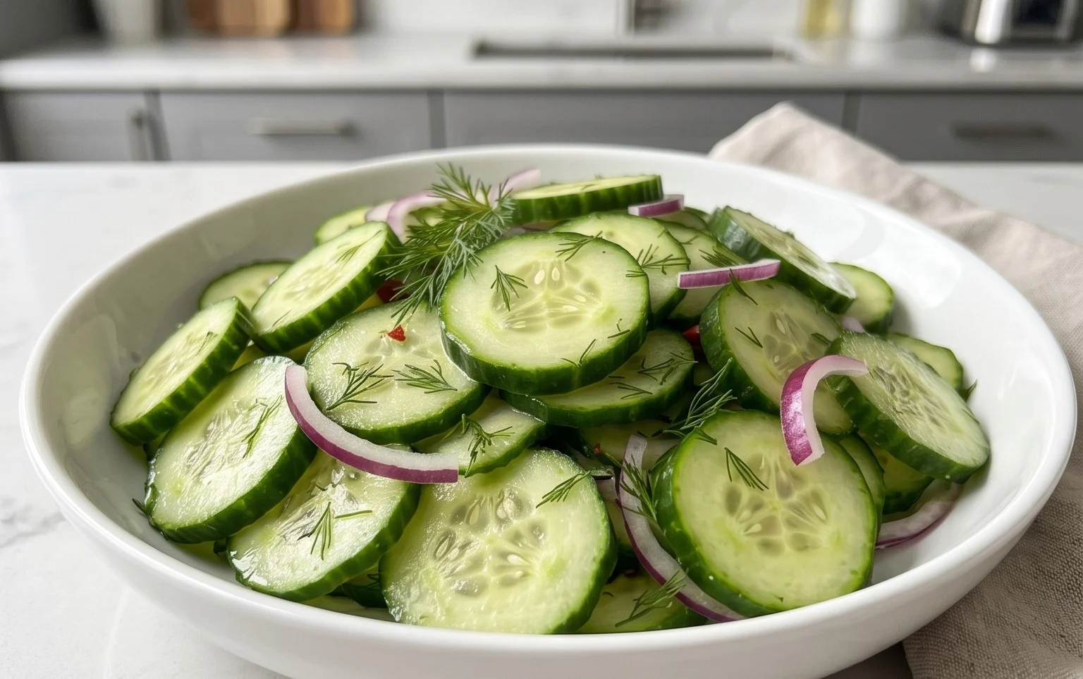 Polish Cucumber Salad
