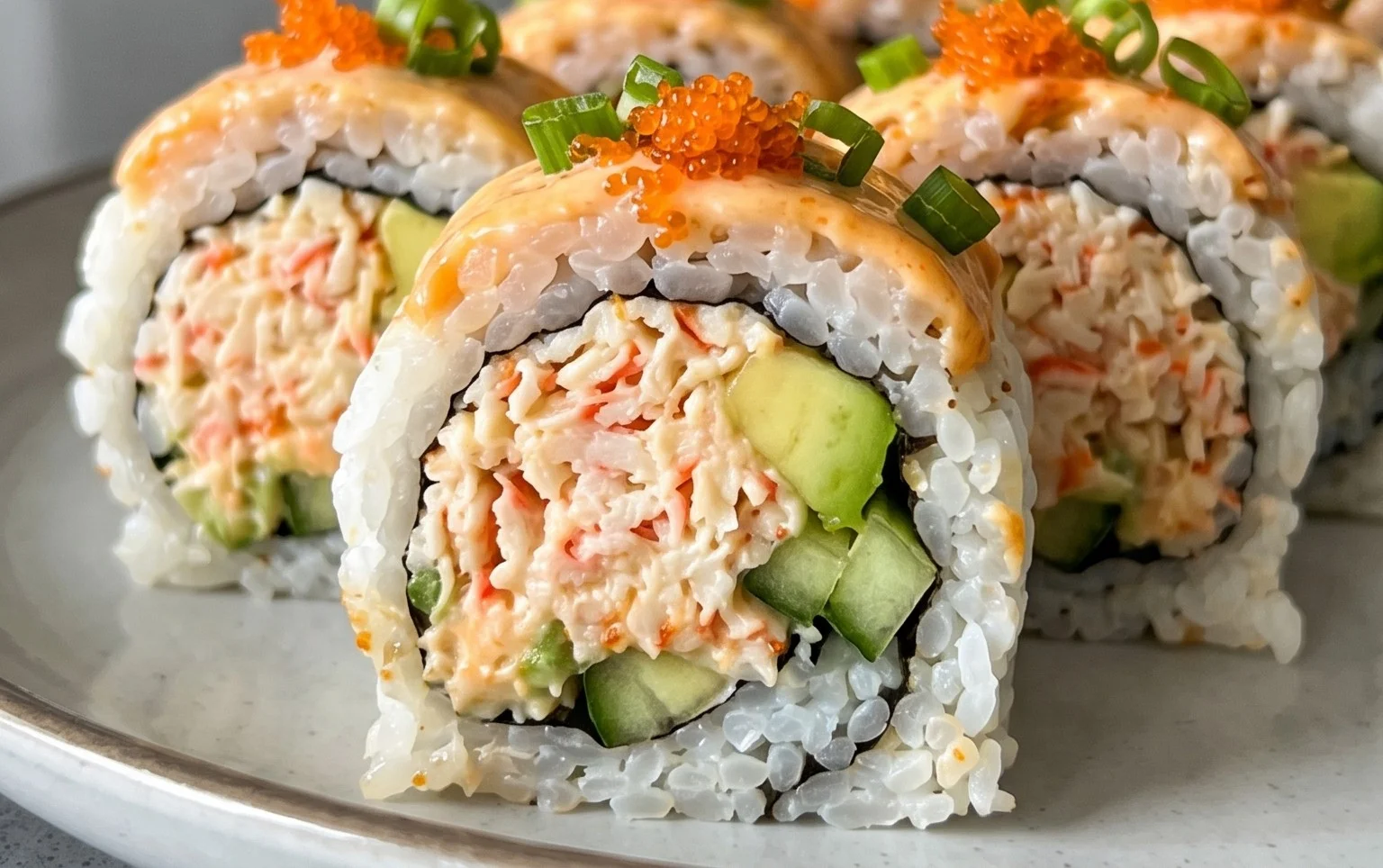 Kani Sushi (Spicy Crab Roll)