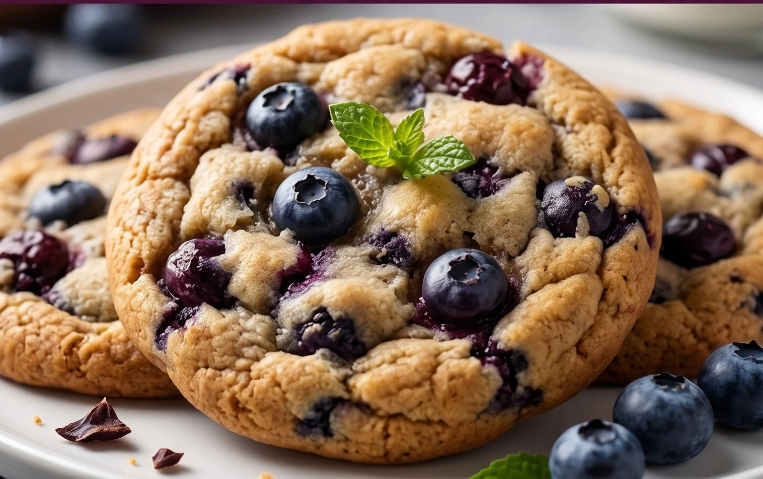 Best Ever Blueberry Cookies