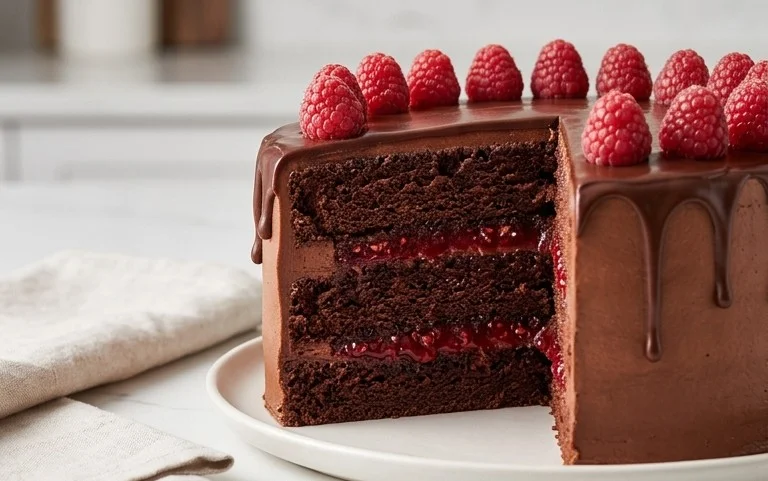 Chocolate Raspberry Cake